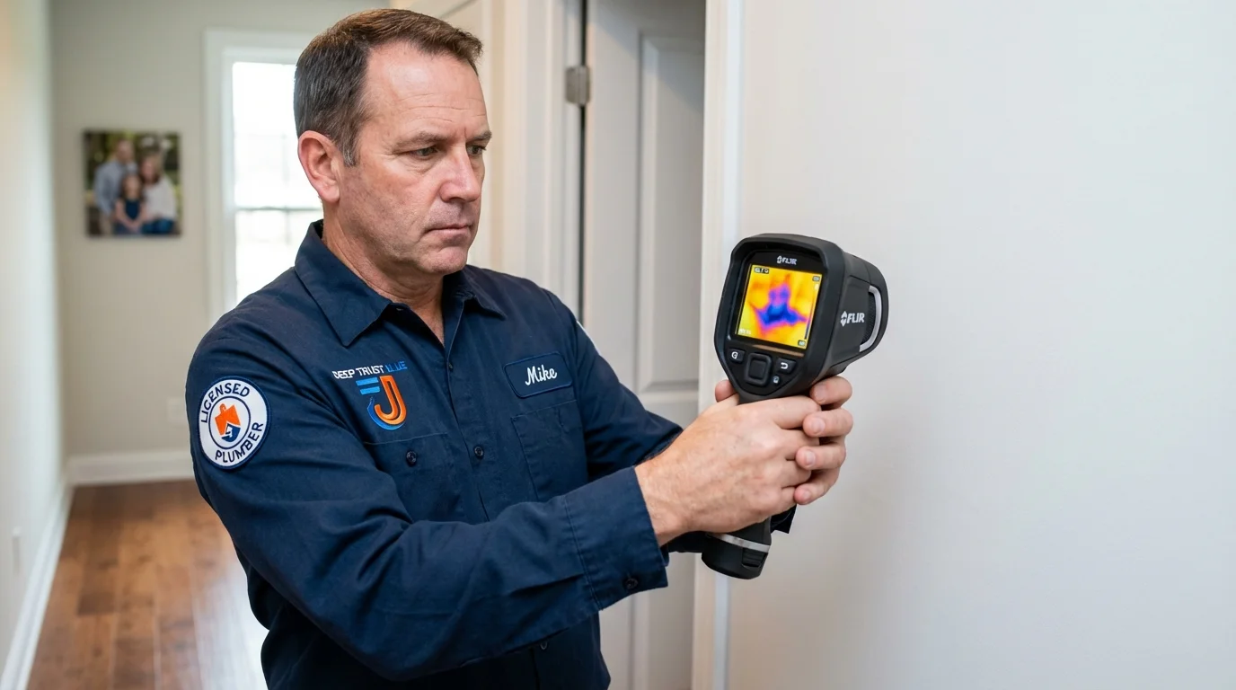 Thermal imaging leak detection by Johns Plumbing LLC in Statham
